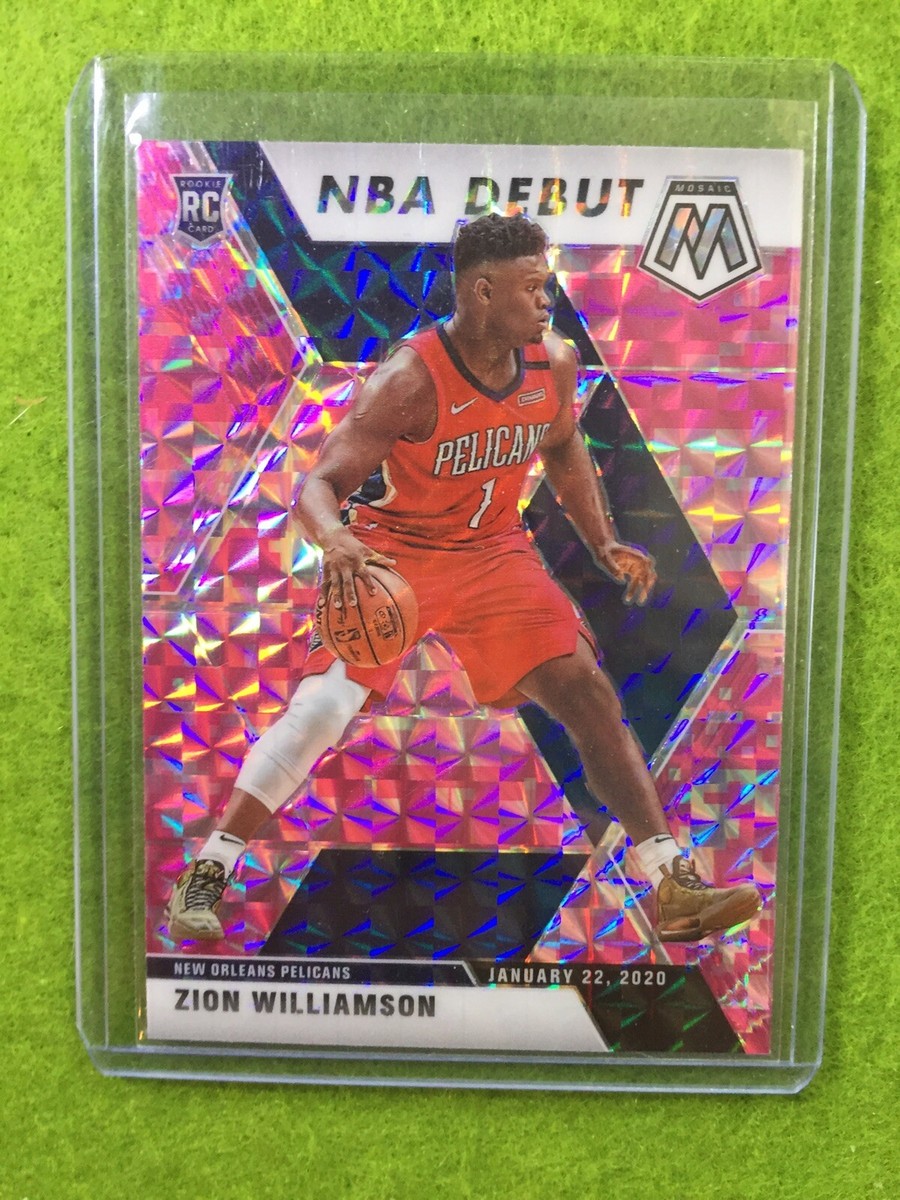 Zion Williamson 2019-20 Mosaic Rookie Card #269 – Pelicans, Duke – Ungraded
