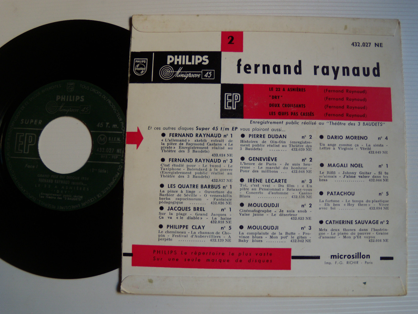 FERNAND RAYNAUD le 22 à Asnières,