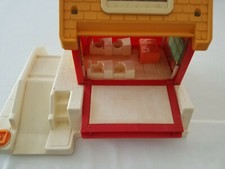 VTG 1988 Version Fisher Price Little People School Playground House Only #2550