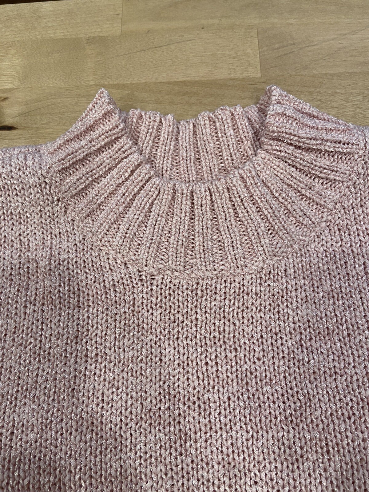 Appleseeds Petites Summer Pink Cotton Sweater Short Sleeve Sz P XL eBay