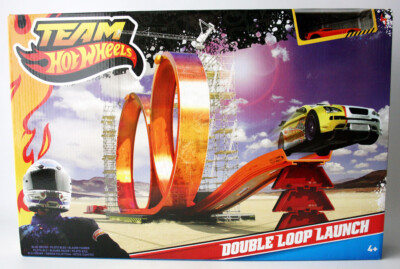 Team Xtreme Team Hot Wheels Track RARE HOT WHEELS TEAM DOUBLE LOOP