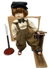 Vintage Red Headed Danny Coca Cola Crate Made Skateboarding Kid Porcelain Head