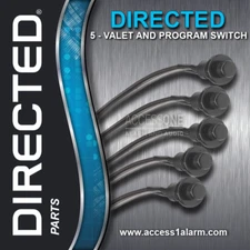 LOT OF 5 Valet Override and Programming Momentary Push-button Switch 