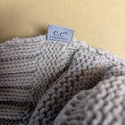 Women’s C.C Cream Knit Wide Brim Beanie-adjustable Rim — photo 5