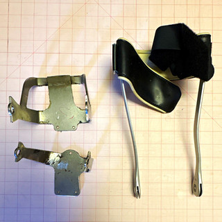 Parts to AFO/KFO lower leg Stabilization Brace Metal One Size