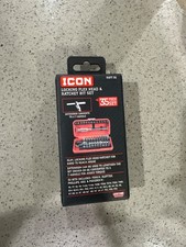 Icon Locking Flex-Head Ratchet and Bit Set 35-Piece RXFT-35 58074