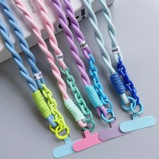 Crossbody Shoulder Neck Cord Clip Hang Anti-lost Wrist Universal Phone Strap