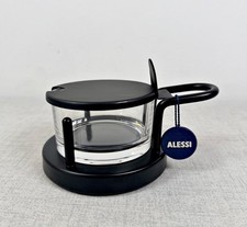 FORMAGGIERA ALESSI VINTAGE MOD. 5071 DESIGN ETTORE SOTTSASS 1978 VERSIONE NERA