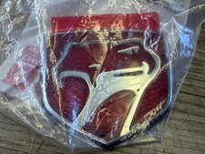 Dodge Viper Nos Genuine Mopar Red Emblem Ornament 5245478 Dodge Viper Nos Genuine Mopar Red Emblem Ornament 5245478