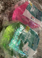 Squishy Cube Green Pink GLITTER Playside Creations Viral Like Needoh Stress Ball