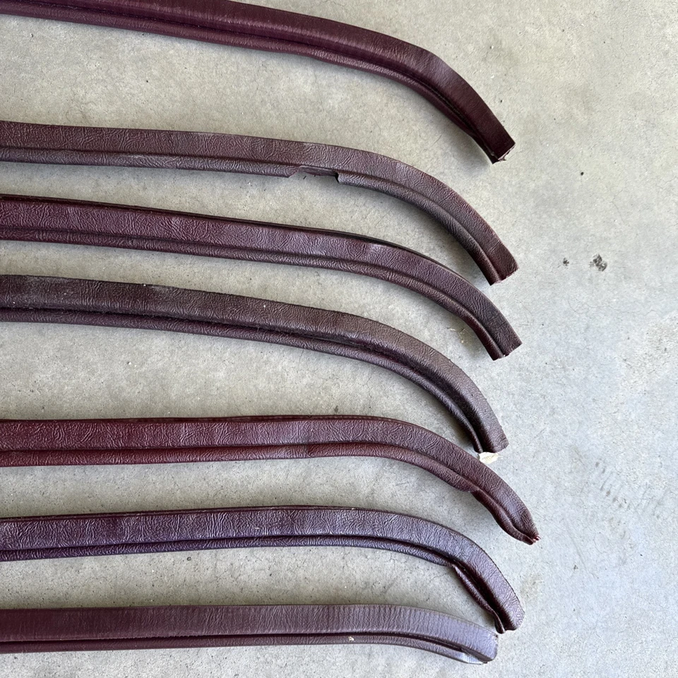 1964 1965 Lincoln Continental 4 door center door jam pillar edge cover trim lace - Image 4 of 4