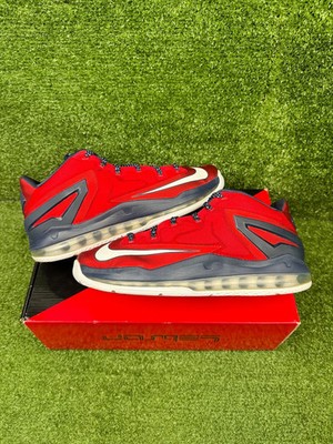 Size 9.5 - Nike Max LeBron 11 Low Independence Day