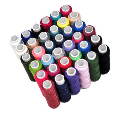 36 Color All Purpose Hand Machine Sewing Embroidery Polyester Thread Assortme...