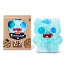 New Fuggler Baby Fugg Screech Edition 3.5" Light Blue Mohawk Plush Toy