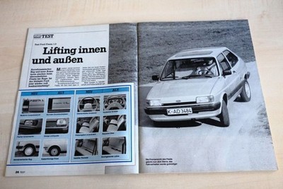 MOT 23/1983 Ford Fiesta 1.0 L mit 45PS im TEST auf 7 Seiten
