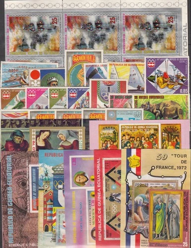W WORLD LOT 25 - EQUATORIAL GUINEA USED ITEMS