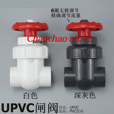 1Pcs UPVC I.D 20/25/32/40/50Mm Gate Valve Precision Flow Control PVC Sluice Swit