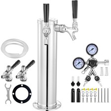 Dual Taps Kegerator Tower Kit