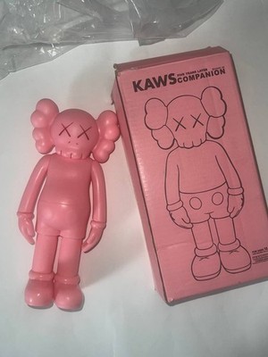 KAWS Doll 8 inch Five Years Later Companion Medicom Figure Pink