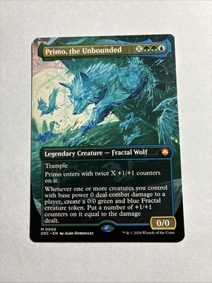 Primo, the Unbounded (Borderless) - Secrets of Strixhaven MTG Plus Bonus Card!!!