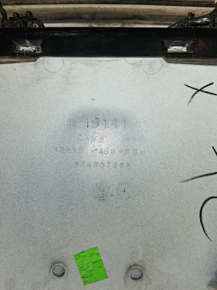 GMC Envoy Trailblazer 2002-2009 escotilla trasera portón trasero soporte de matrícula blanco Foto 3 de 3