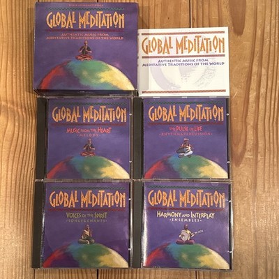 Global Meditation: Authentic Music by Various Artists,4 CD Box Set with Booklet