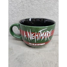 A Nightmare on Elm Street Soup Mug Freddy Krueger Coffee Cup 24 oz