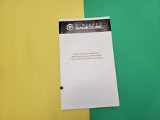 Nintendo Gamecube Health And Safety Precautions Booklet White Pm-dol-usa-2