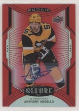 2020-21 Upper Deck Allure Rookie SP Red Rainbow Anthony Angello #101 Auto 0x1