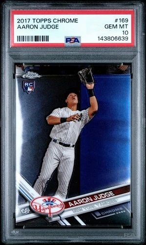 2017 Topps Chrome - Aaron Judge #169 (RC) PSA 10