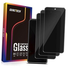  3-Pack Privacy Screen Protector for Motorola Moto G 5G 2025 Tempered Glass,