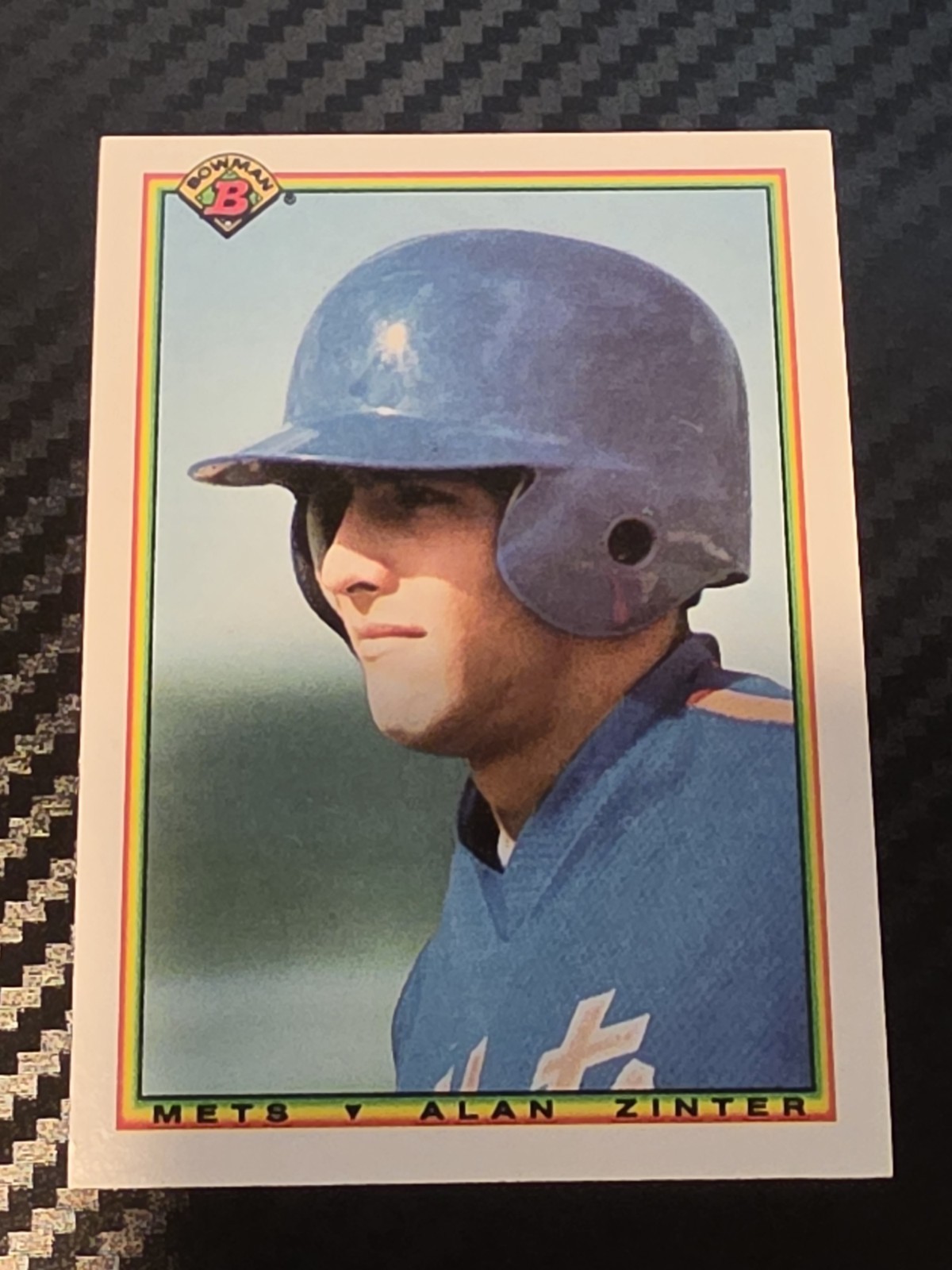 Alan Zinter 1990 Bowman #135 New York Mets 