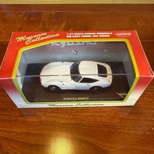 Kyosho Museum Collection 1/43 Toyota 2000GT Model, White, Unused, Vintage