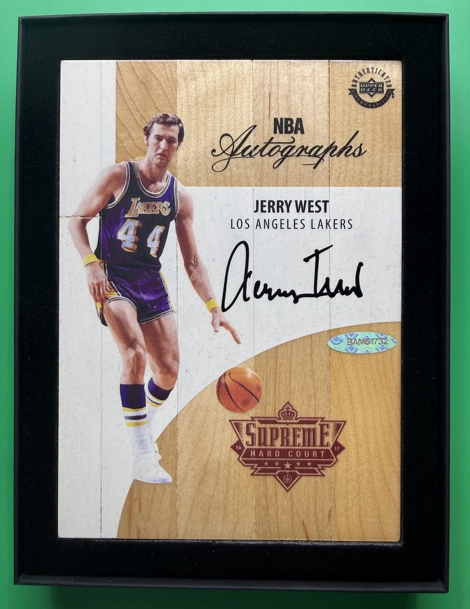 Upper Deck Jerry West Basketball Autographed Sports Trading Cards