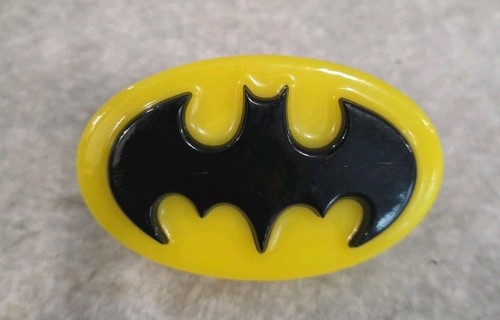 Vintage Batman Yellow Bat Signal Logo Night Light Plug-In DC Comics Collectible