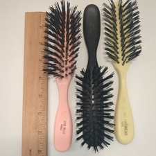 Set 3 Vintage Hairbrush Dixie Belle 440 All American 125 Hair Brush 8 Brushes