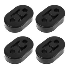 Bwbwnd 4pcs Car Rubber Exhaust Hanger 2 Holes 2.871.850.79 Inches