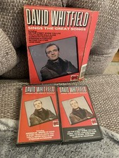 David Whitfield Sings The Great Songs Double Audio Cassette Tape