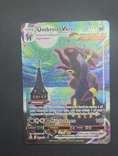 Umbreon VMAX (Alternate Art Secret) 215/203 SWSH07: Evolving Skies Holo