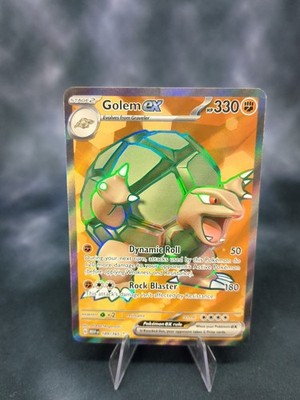 pokemon cards golem ex 076/165 Card 151 Japanese Pokemon Card NM  Card & Ink variation to centering Golem EX #91 Prices |
