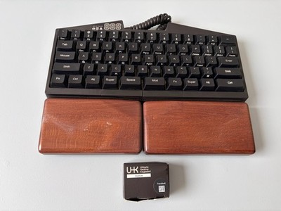 UHK Ultimate Hacking Keyboard 60V1 mit Cherry Clear Switch und Trackball Modul