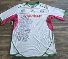 Atletica Mexico Atenas 2004 Olympics Futbol Soccer Pink Jersey Mens OS Large