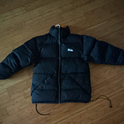 The North Face Men's Black Down Puffer Jacket Full Zip M 700 Fill Nuptse