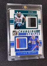 2017 Donruss Lesean McCoy Changing Stripes Dual Patch /25