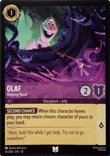 57/204 OLAF HELPING HAND EN10 UNCOMMON DISNEY LORCANA CARD