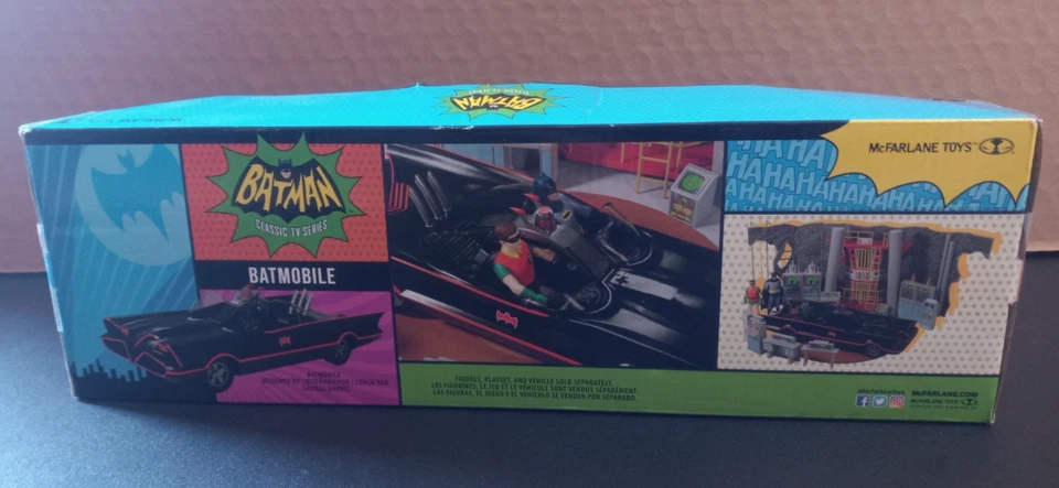 BATMOBILE Batman Retro ‘66 Classic TV Series 15” Car McFarlane DC - Image 4 of 4