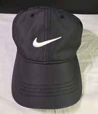 Nike Dri-Fit Just Do It Children Hat Cap Gray White Swoosh adjustable Strap