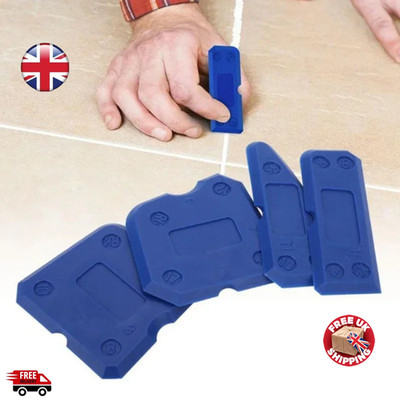 4-teiliges Silikon Dichtstoff Finishing Tool Kit - Fugen Entferner Schaber - Zum Selbermachen Abdichten