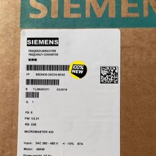 ONE New Siemens 6SE6430-2AD34-5EA0 6SE6 430-2AD34-5EA0