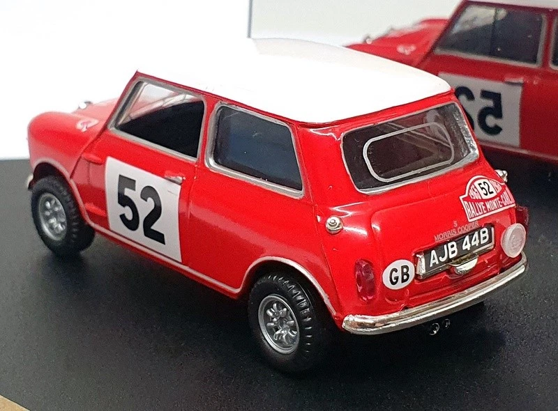 Vitesse 1/43 Scale L024 Morris Cooper S #52 Winner Monte Carlo 1965 - Red/White - Image 2 of 4